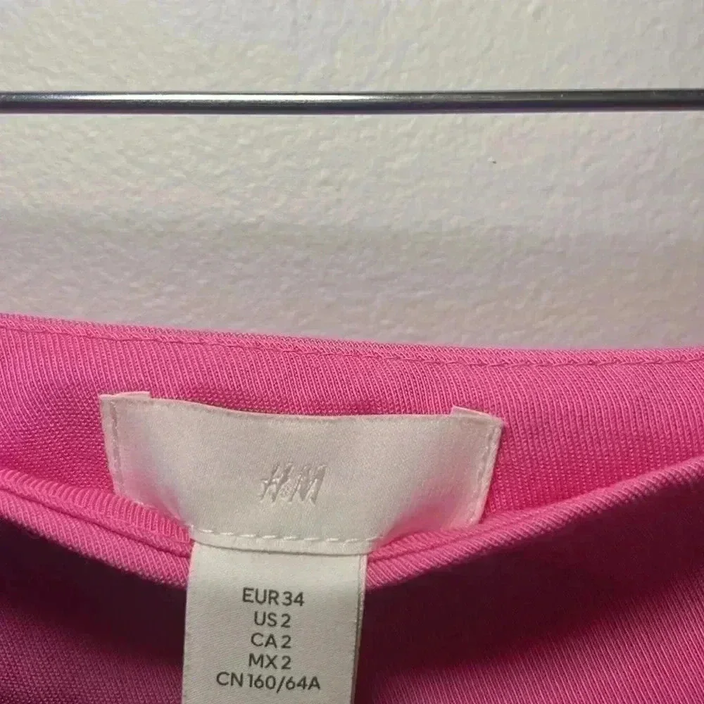 Pink Slit mini skirt